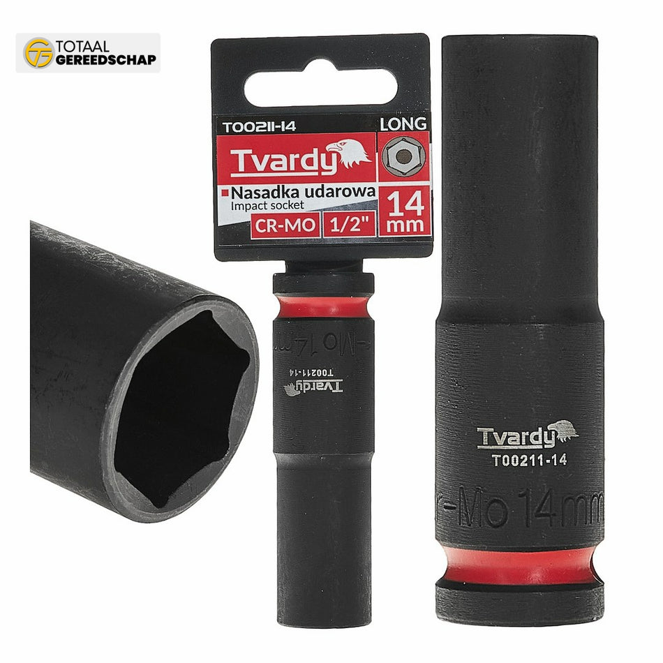 Deep impact socket  1/2" 6PT 14mm CR-MO