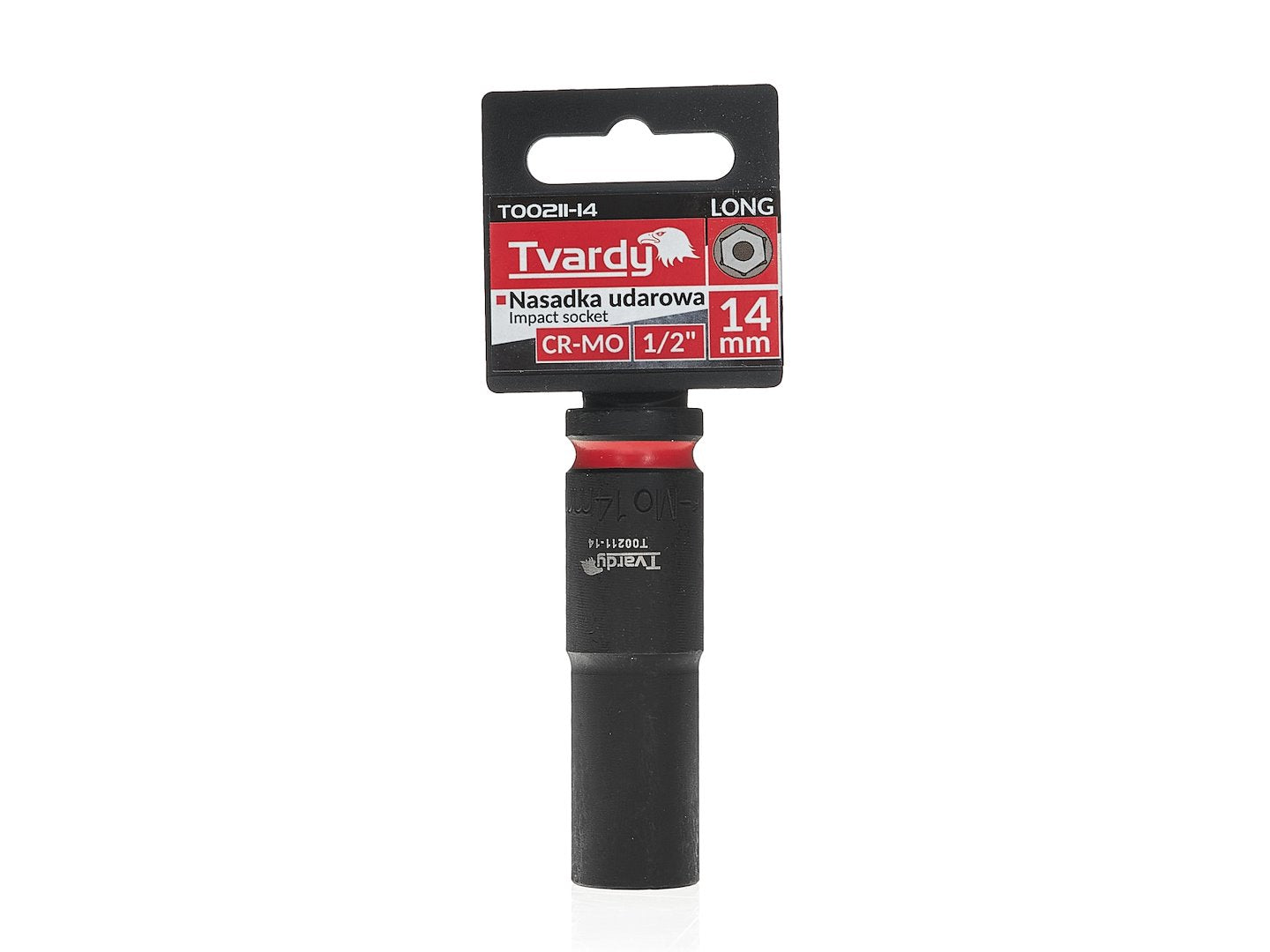 Sla-aandraaier lang 1/2" 6-kant 14mm CR-MO