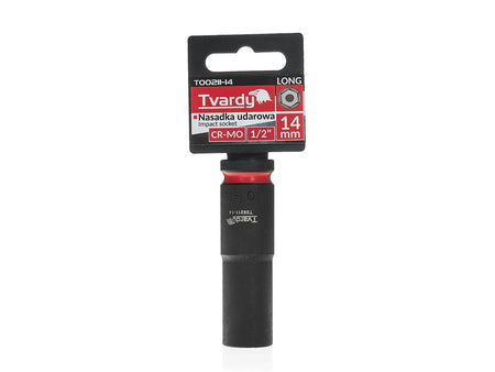 Sla-aandraaier lang 1/2" 6-kant 14mm CR-MO