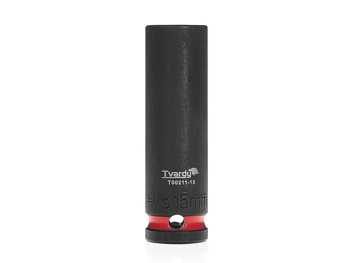Sla-aandraaier lang 1/2" 6-kant 15mm CR-MO