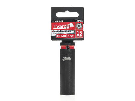Sla-aandraaier lang 1/2" 6-kant 15mm CR-MO
