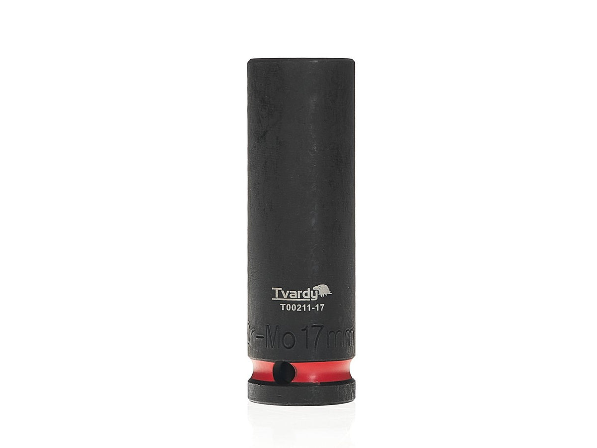 Sla-aandraaier lang 1/2" 6-kant 17mm CR-MO