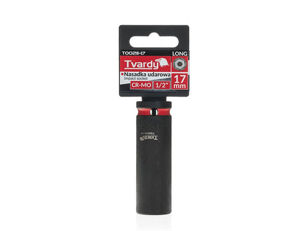 Sla-aandraaier lang 1/2" 6-kant 17mm CR-MO