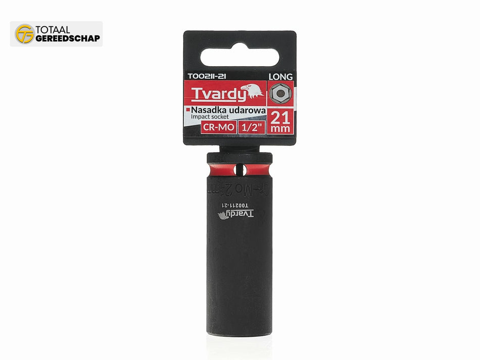 Deep impact socket  1/2" 6PT 21mm CR-MO