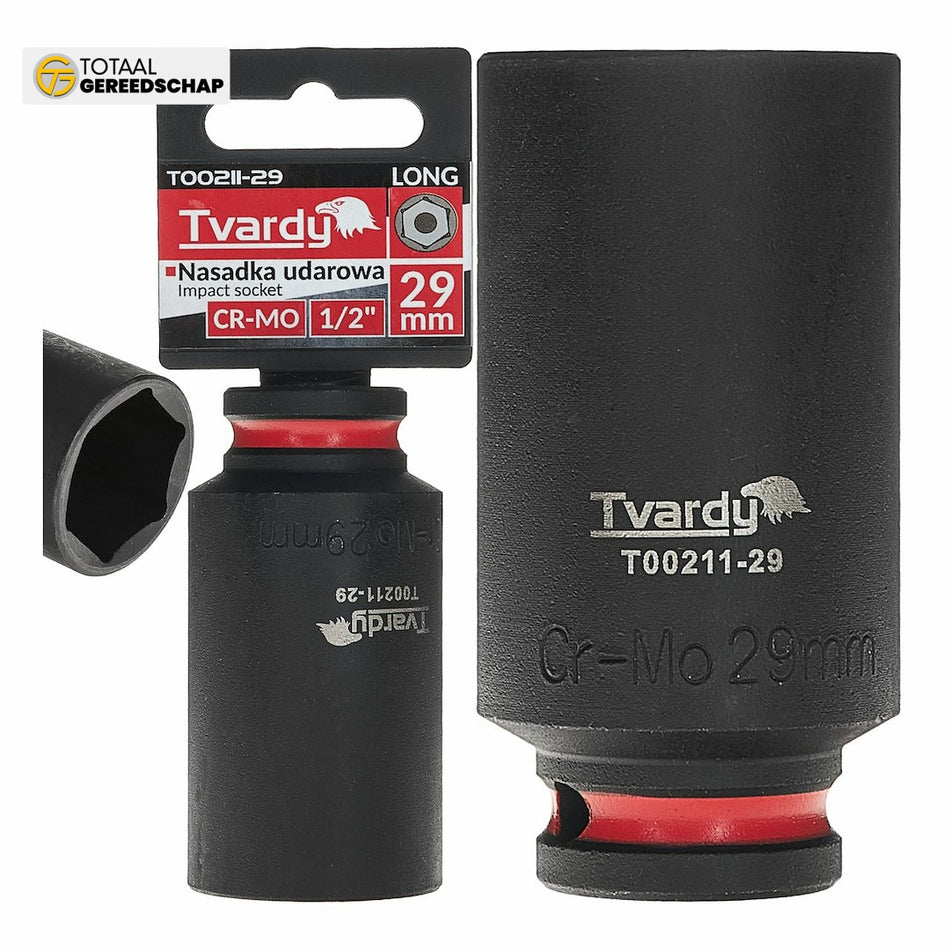 Deep impact socket  1/2" 6PT 29mm CR-MO