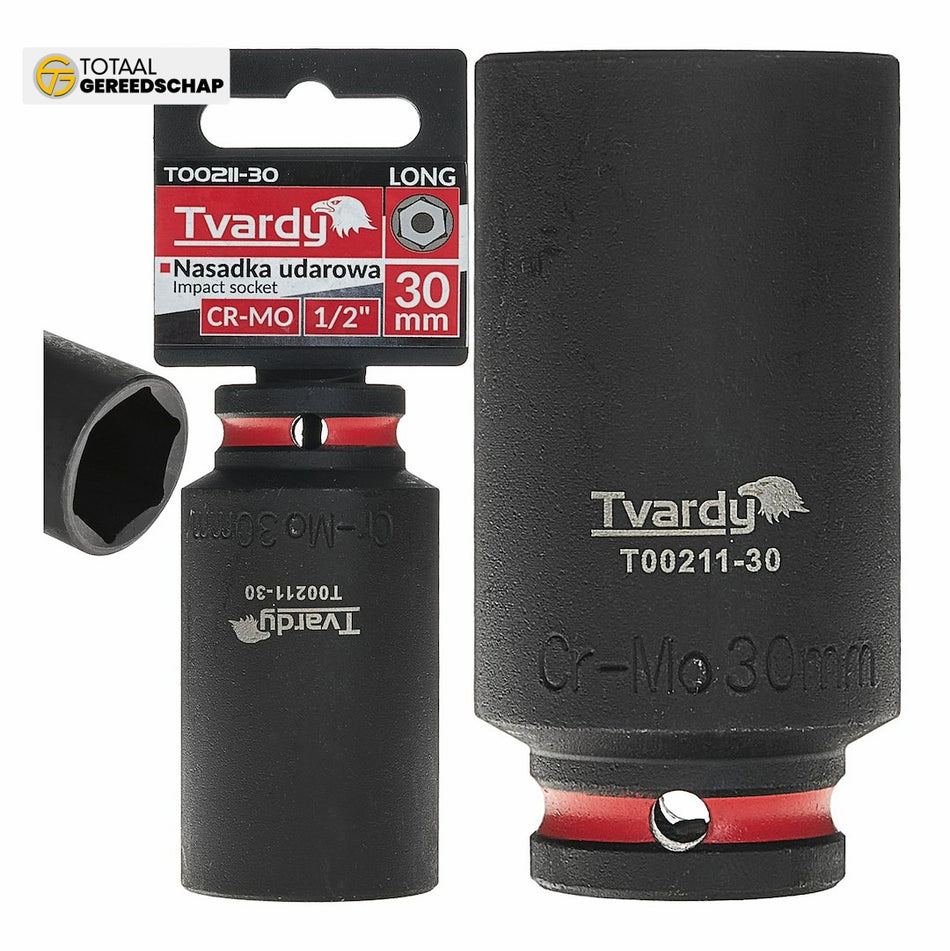 Deep impact socket  1/2" 6PT 30mm CR-MO