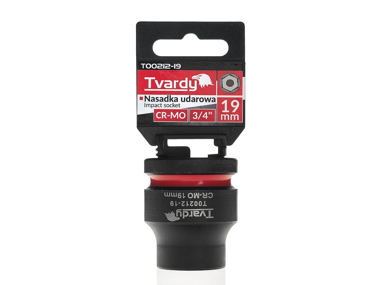 Slagdop 3/4" 6-kant 19mm CR-MO