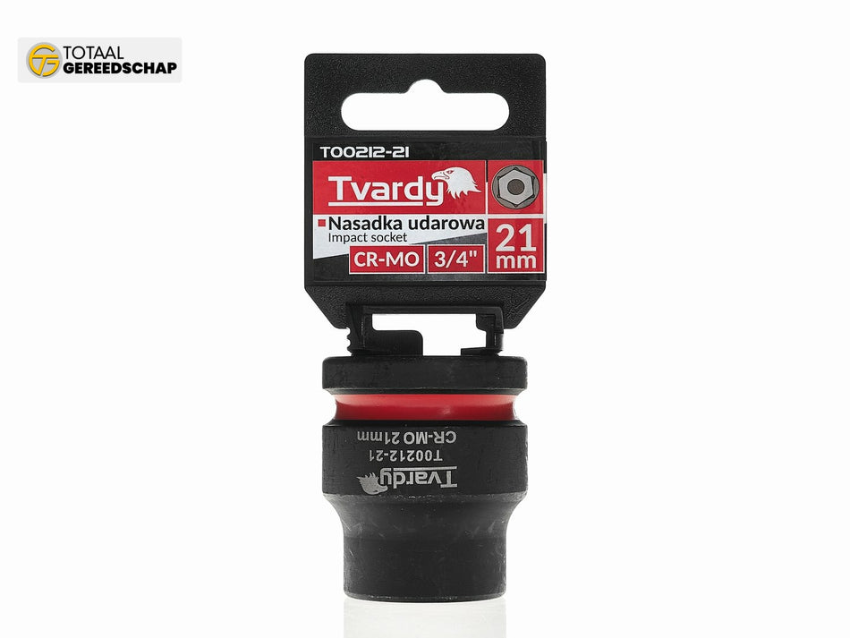 Impact socket  3/4" 6PT 21mm CR-MO