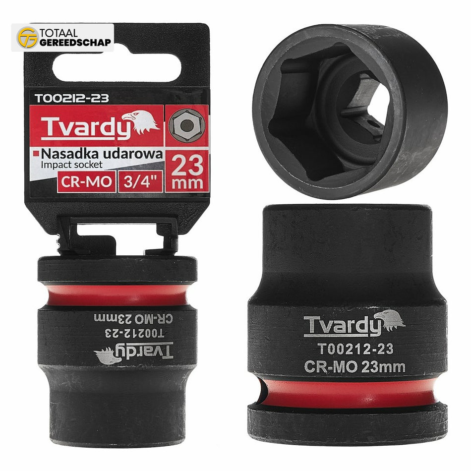 Impact socket  3/4" 6PT 23mm CR-MO