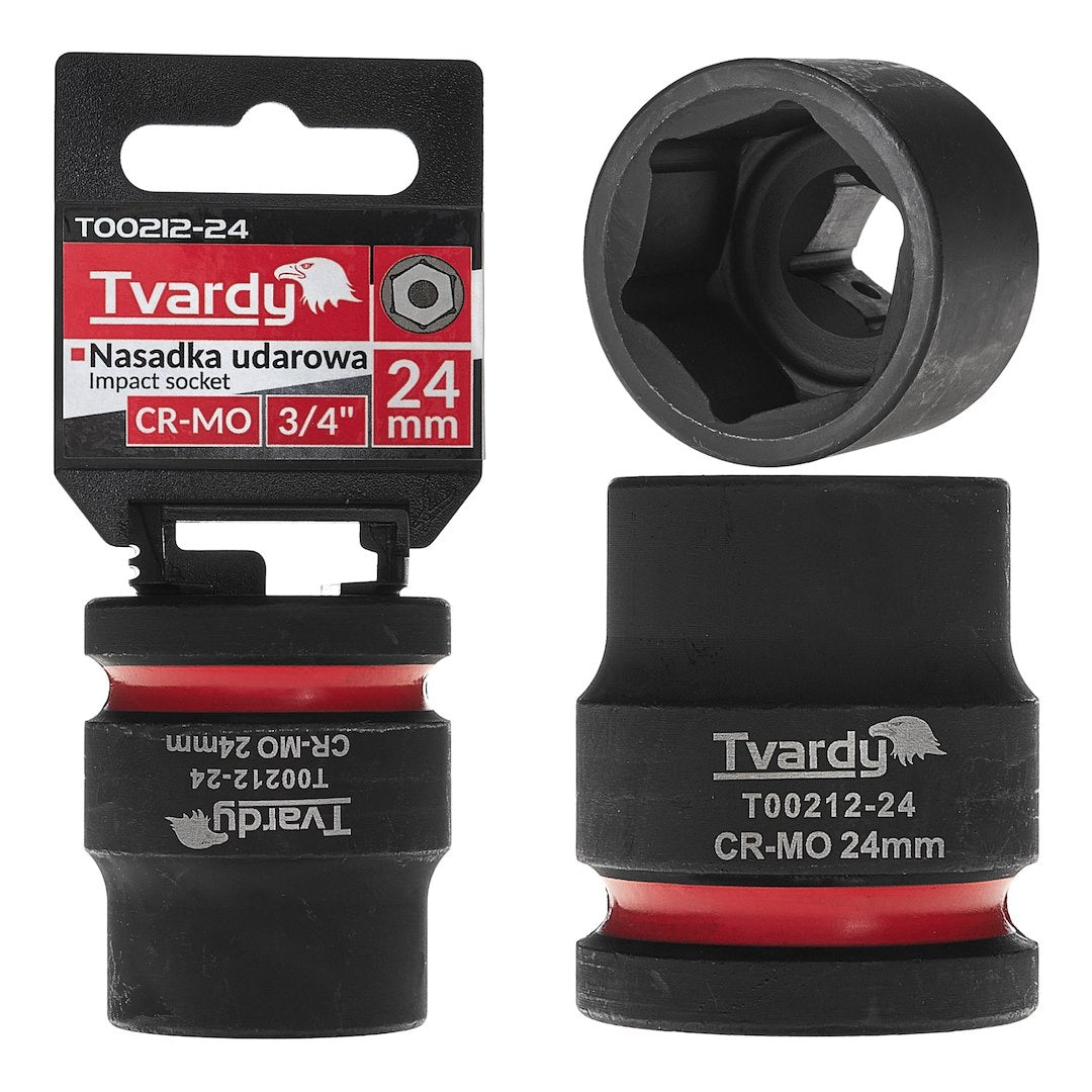 Slagdop 3/4" 6-kant 24mm CR-MO