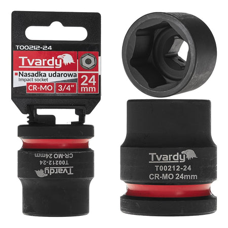 Slagdop 3/4" 6-kant 24mm CR-MO