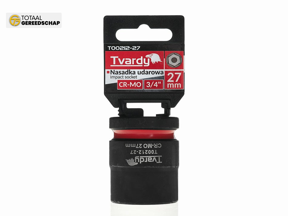 Impact socket  3/4" 6PT 27mm CR-MO