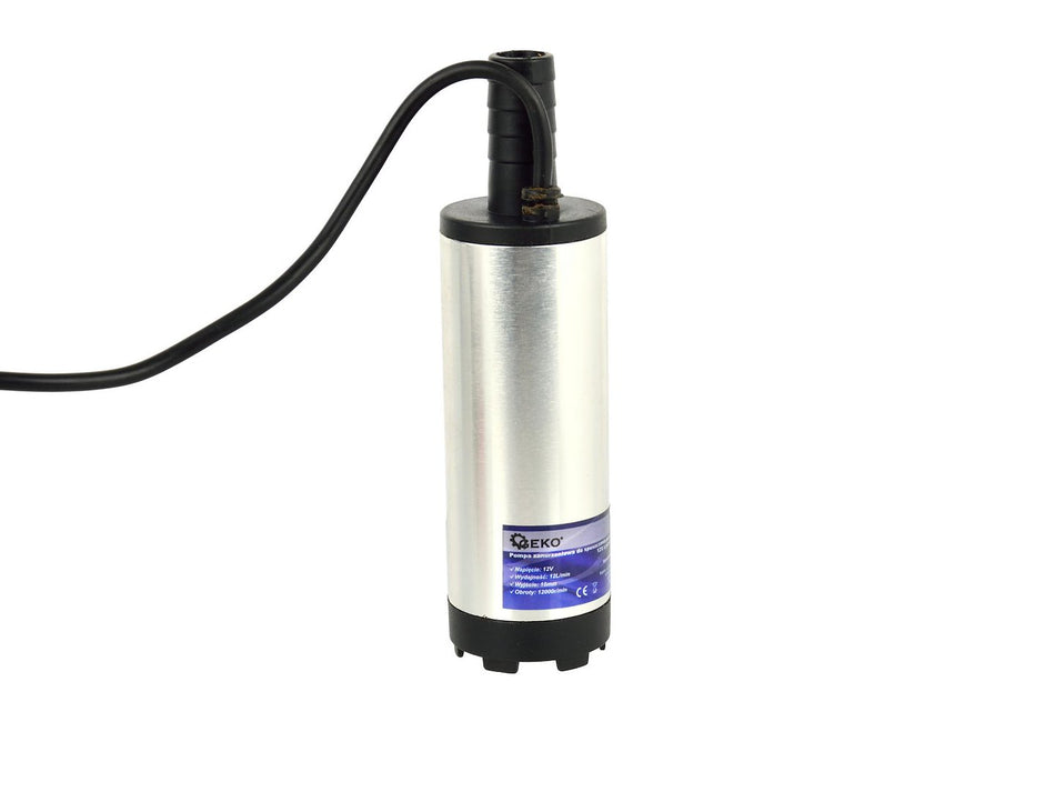 Dompeltransferpomp diesel water olie 12V 37mm + 3m slang