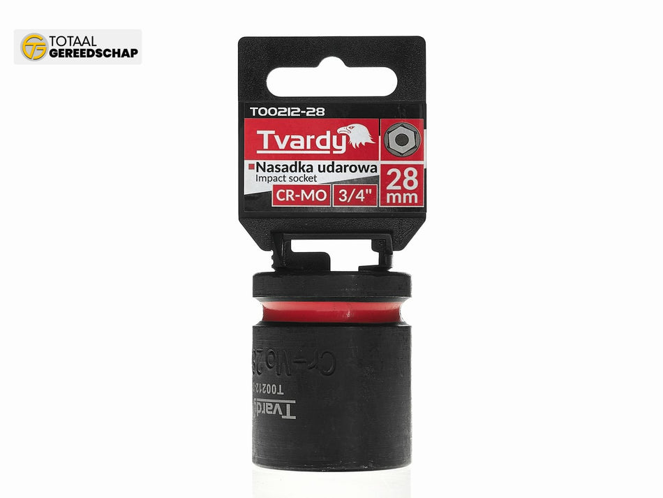 Impact socket  3/4" 6PT 28mm CR-MO