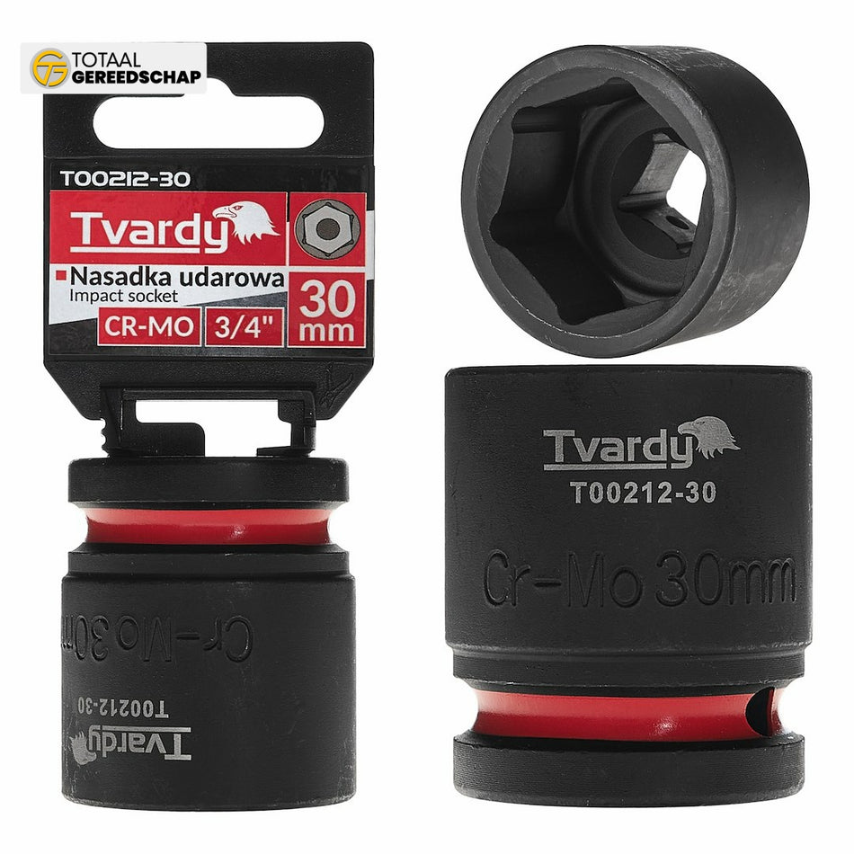 Impact socket  3/4" 6PT 30mm CR-MO
