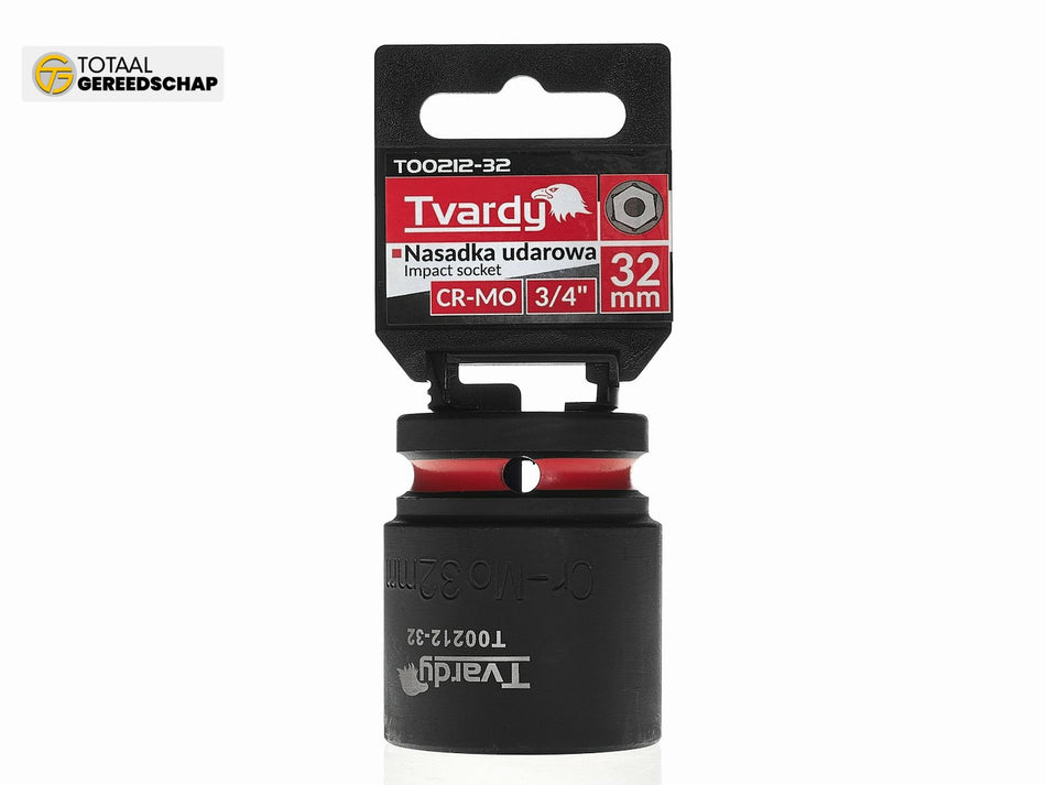 Impact socket  3/4" 6PT 32mm CR-MO