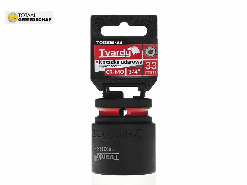 Impact socket  3/4" 6PT 33mm CR-MO