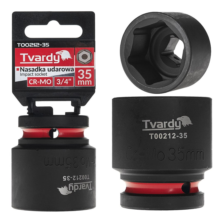 Slagdop 3/4" 6-kant 35mm CR-MO
