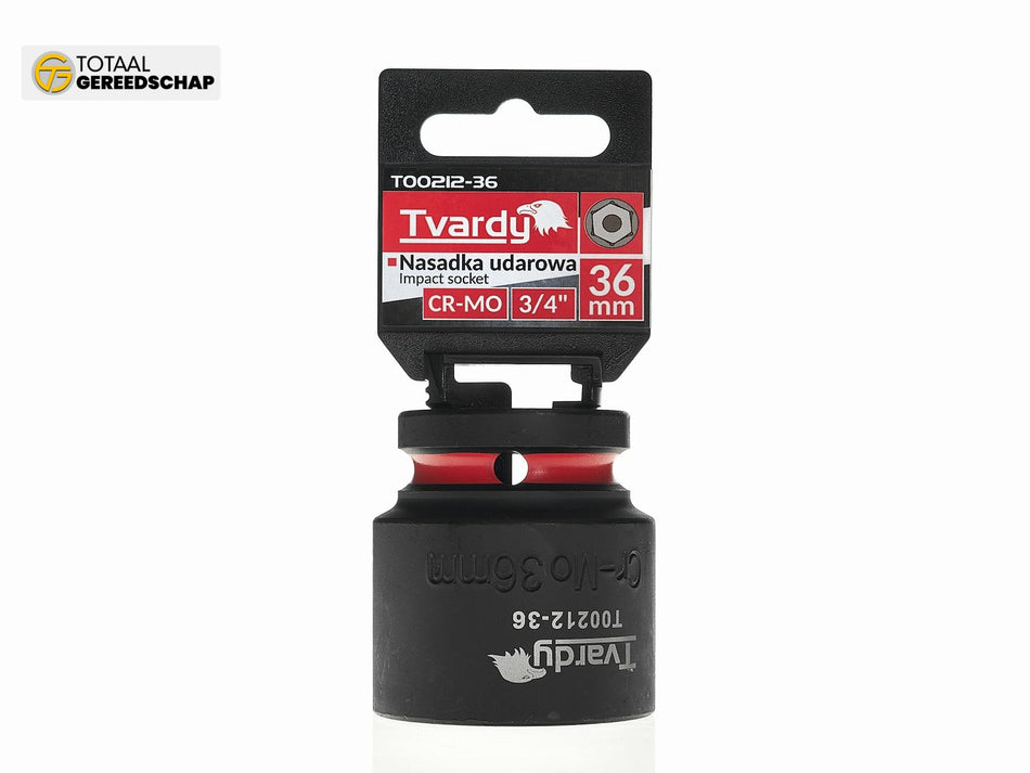 Impact socket  3/4" 6PT 36mm CR-MO