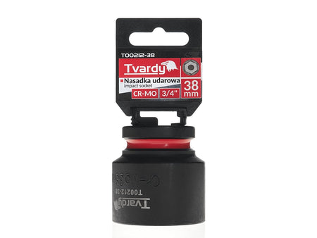 Krachtdop 3/4" 6-kant 38mm CR-MO