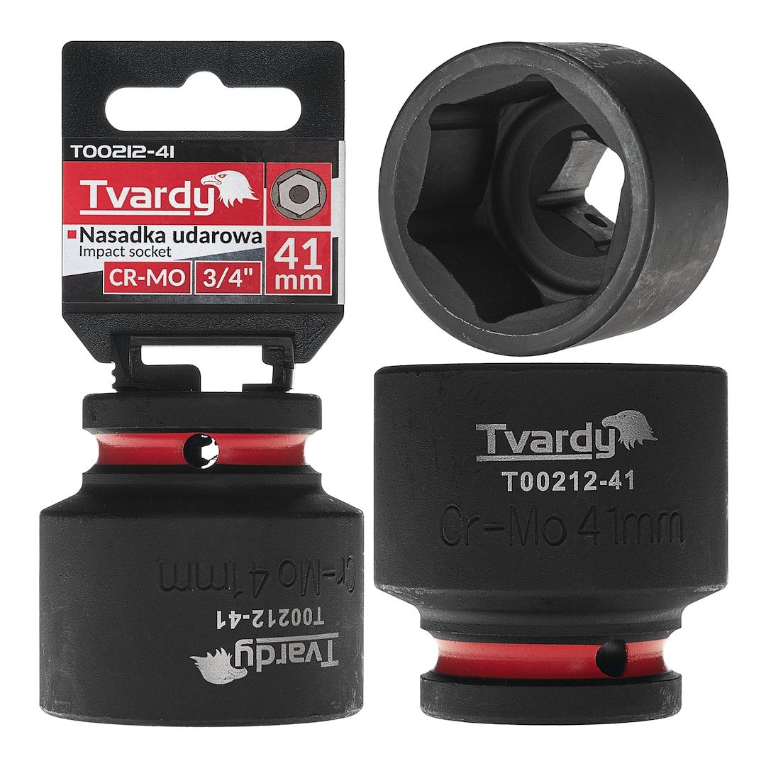 Krachtdop 3/4" 6-kant 41mm CR-MO