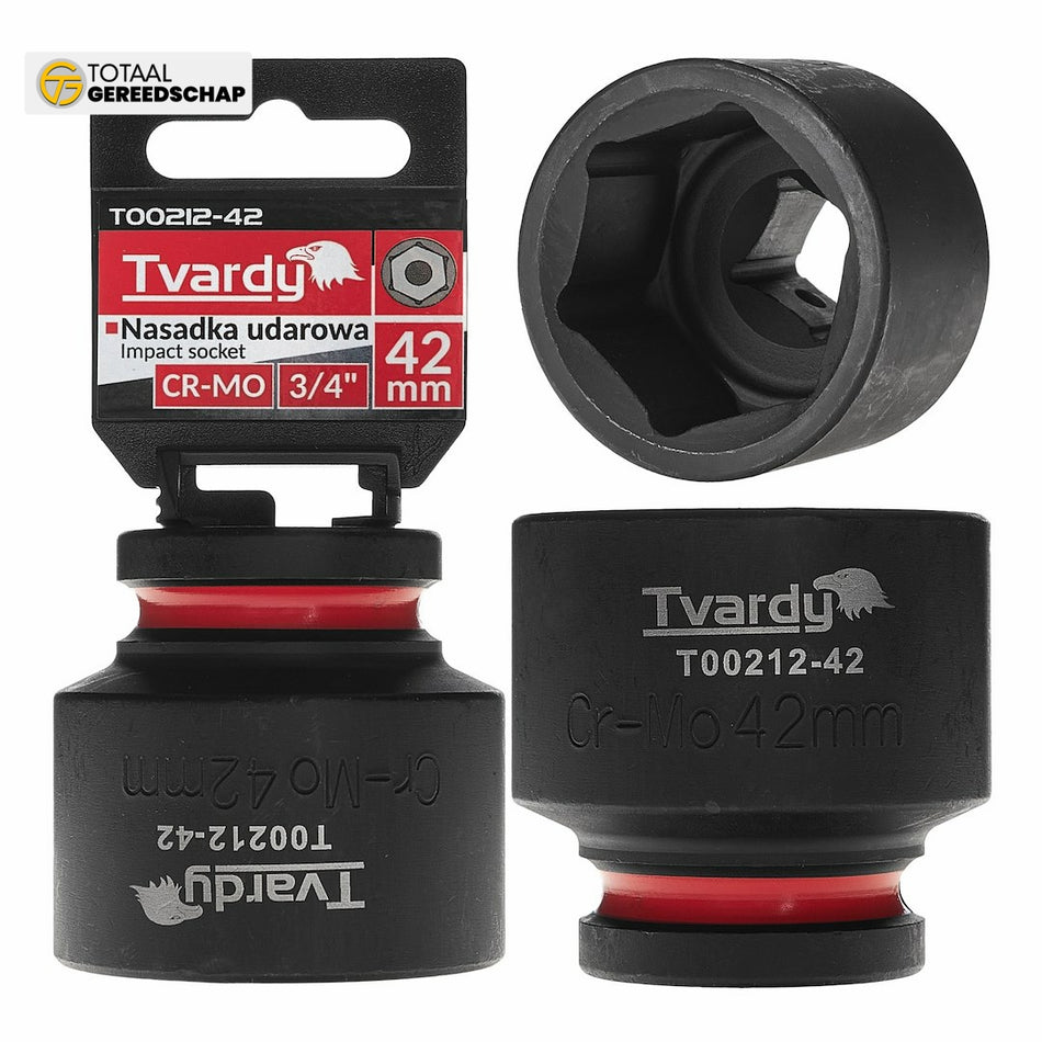 Impact socket  3/4" 6PT 42mm CR-MO