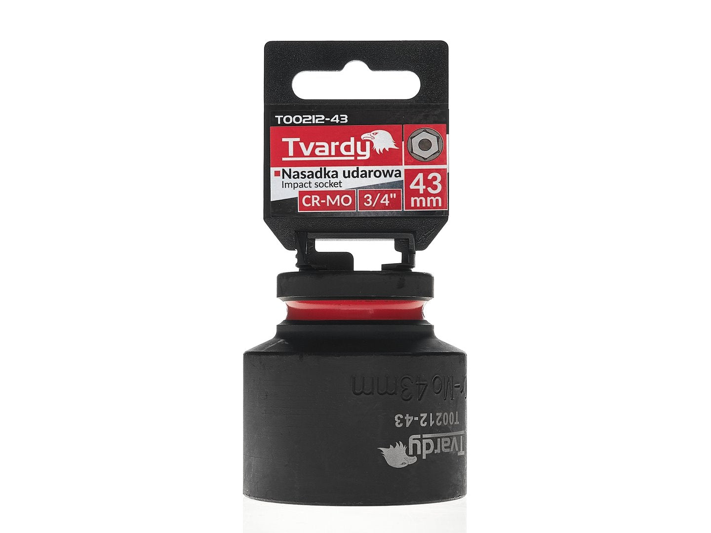 Krachtdop 3/4" 6-kant 43mm CR-MO