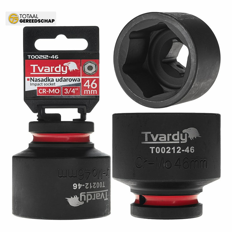 Impact socket  3/4" 6PT 46mm CR-MO