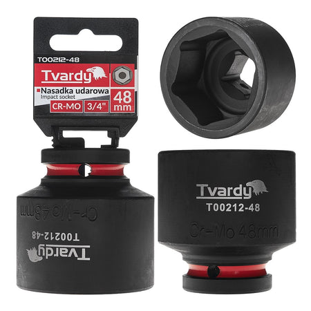 Krachtdop 3/4" 6-kant 48mm CR-MO