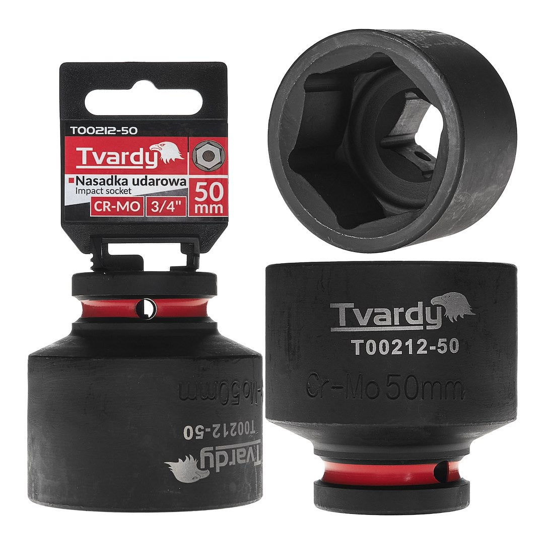 Krachtdop 3/4" 6-kant 50mm CR-MO