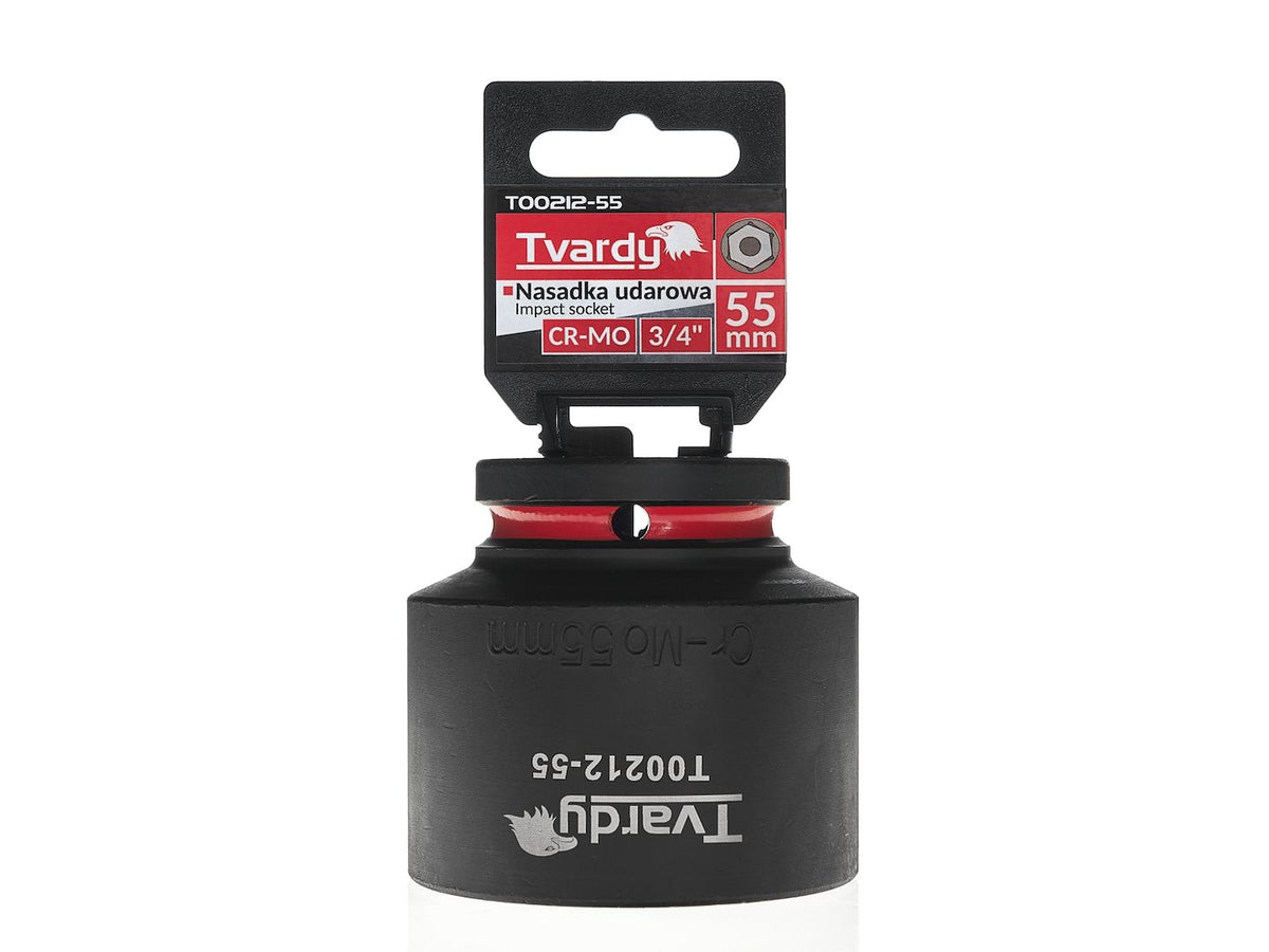 Krachtdop 3/4" 6-kant 55mm CR-MO