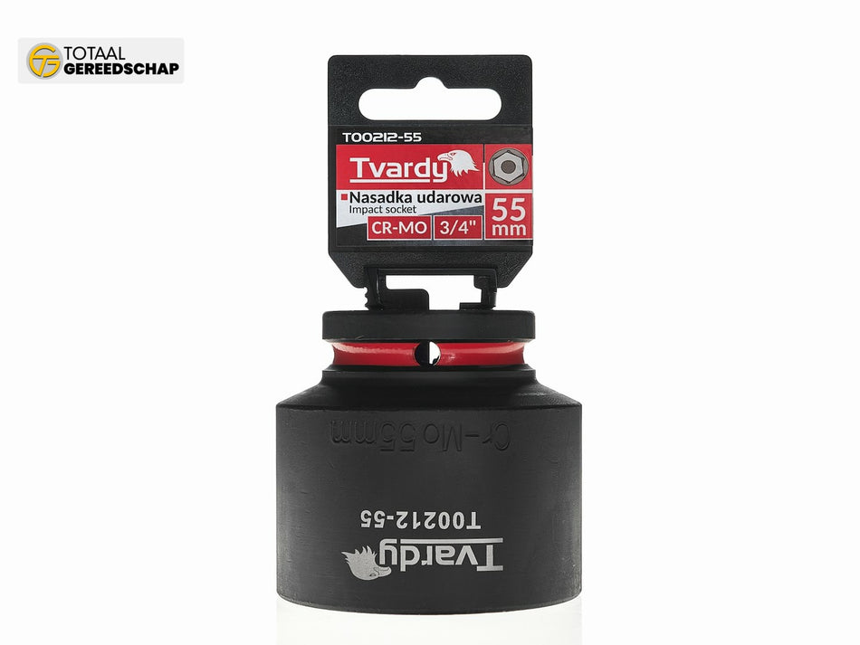 Impact socket  3/4" 6PT 55mm CR-MO