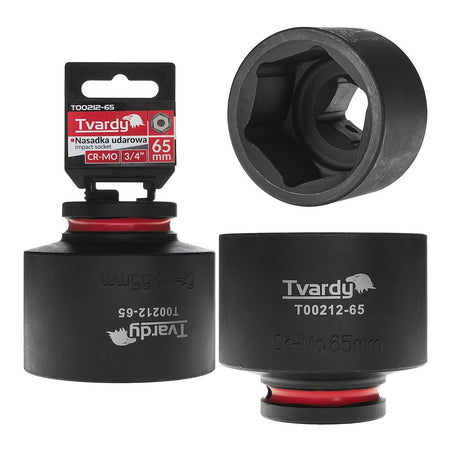 Krachtdop 3/4" 6-kant 65mm CR-MO