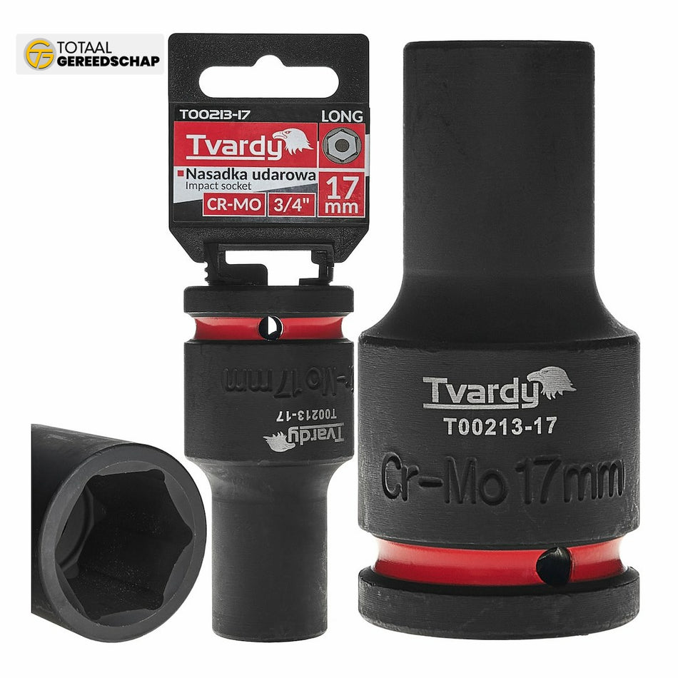 Deep impact socket  3/4" 6PT 17mm CR-MO