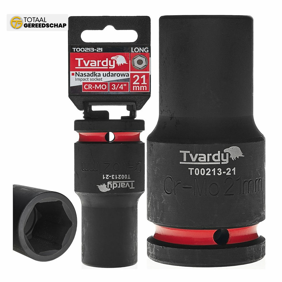 Deep impact socket  3/4" 6PT 21mm CR-MO