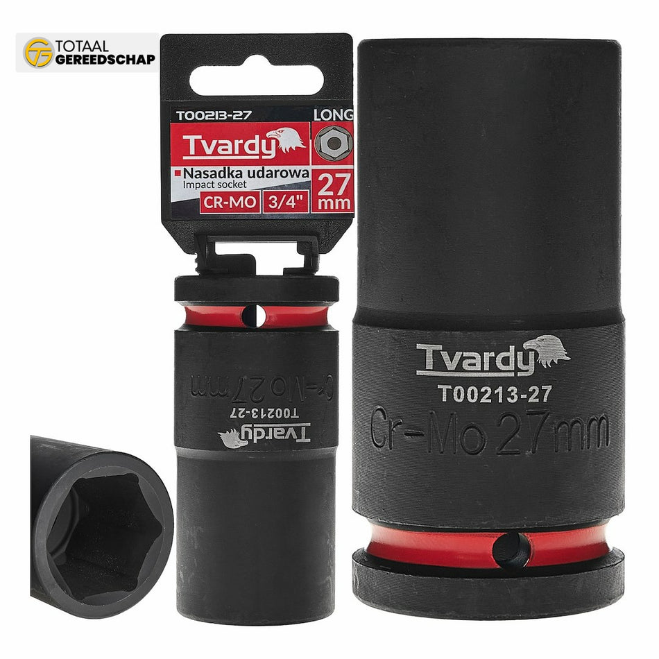 Deep impact socket  3/4" 6PT 27mm CR-MO