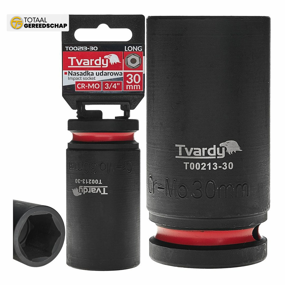 Deep impact socket  3/4" 6PT 30mm CR-MO
