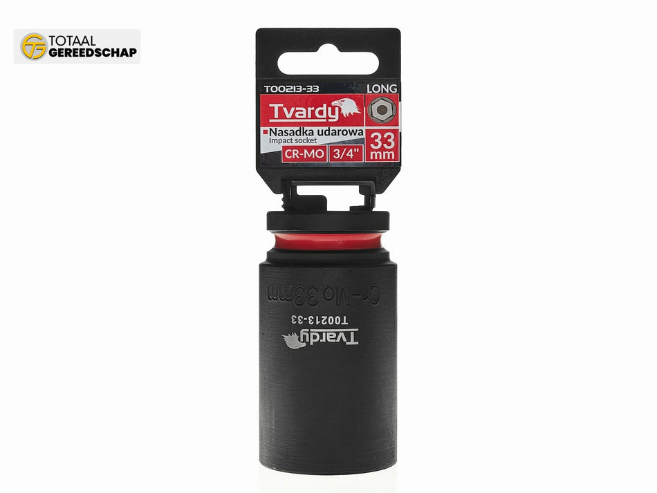 Deep impact socket  3/4" 6PT 33mm CR-MO