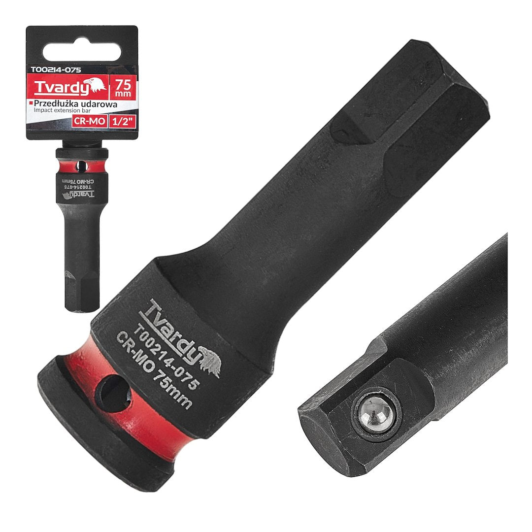 Slagverlengstuk 1/2" 75mm CR-MO
