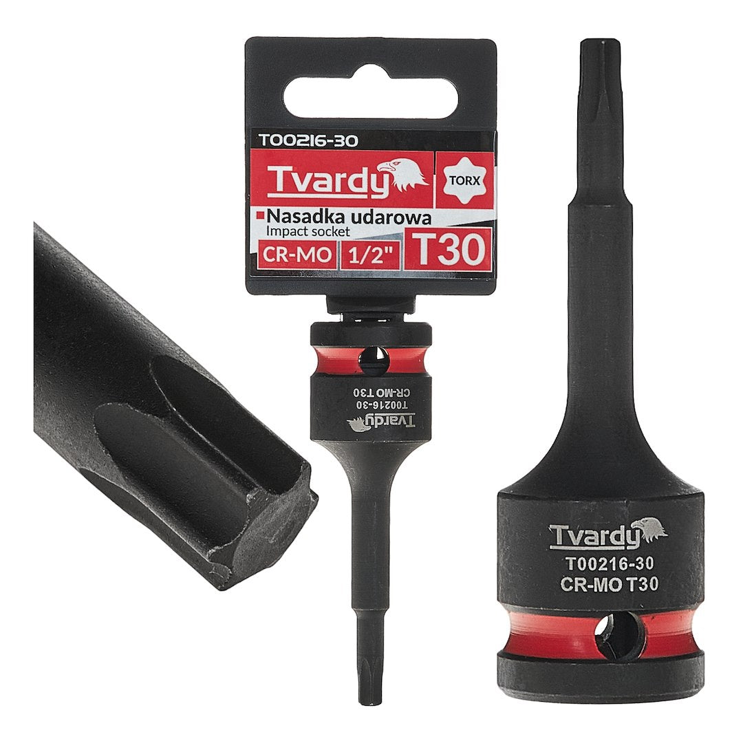 Slagsok TORX 1/2" T30 CR-MO