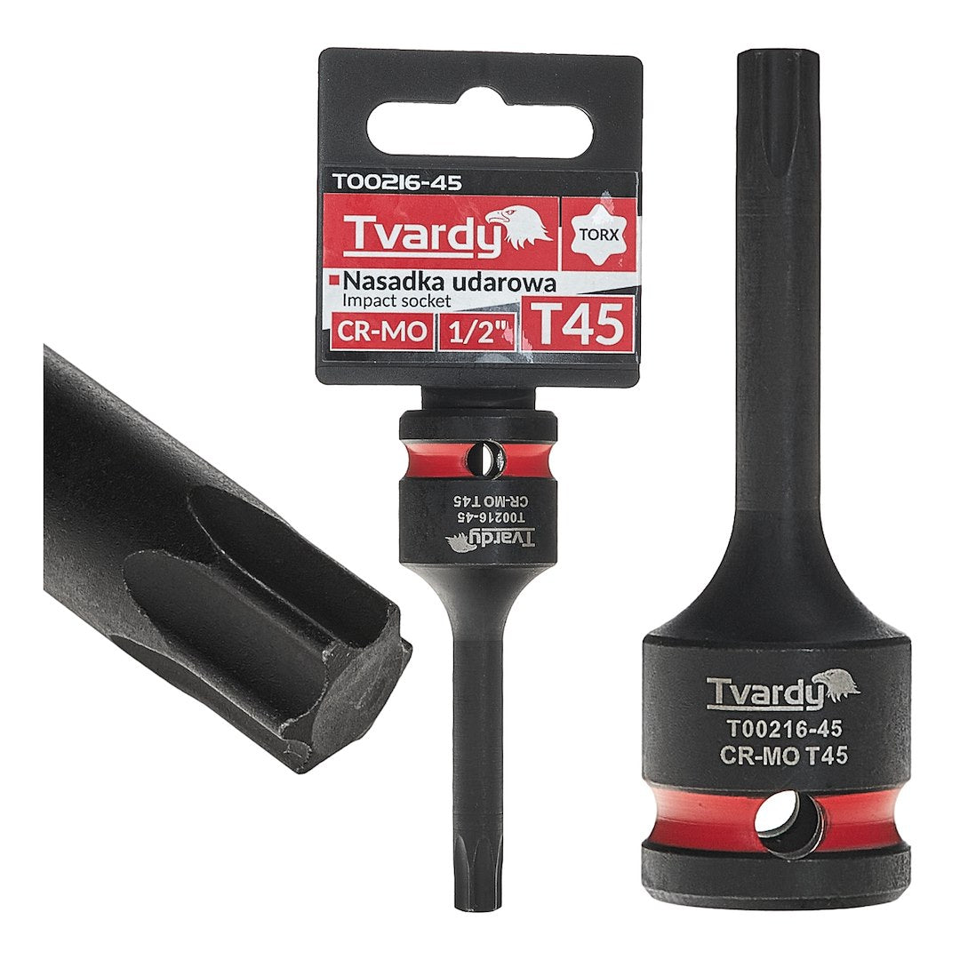 Slagsok TORX 1/2" T45 CR-MO