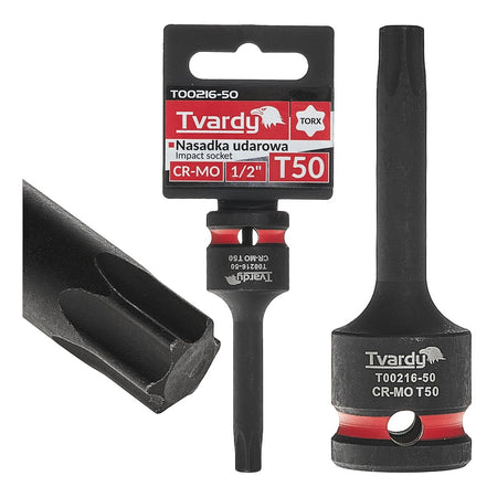 Slagsok TORX 1/2" T50 CR-MO