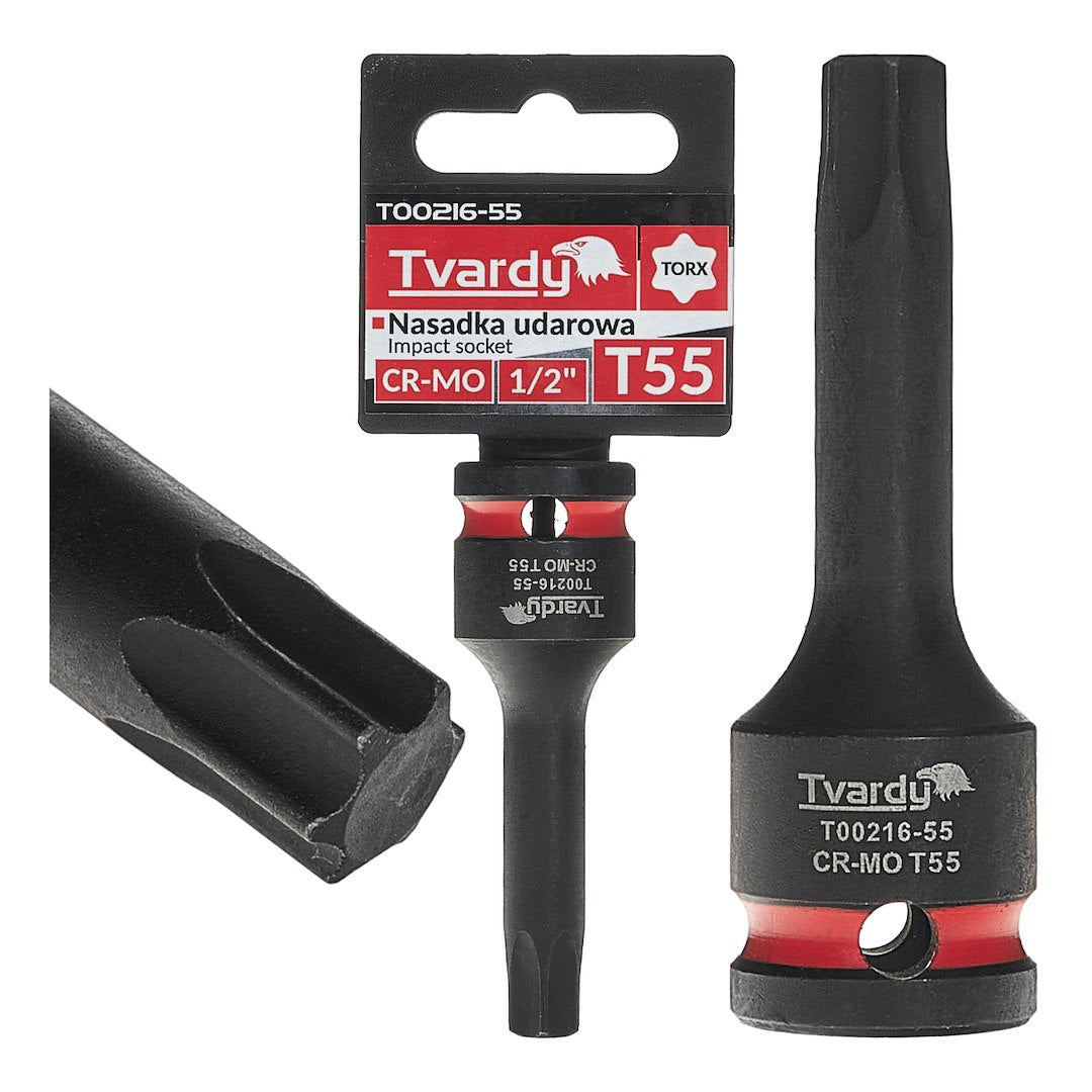 Slagsok TORX 1/2" T55 CR-MO