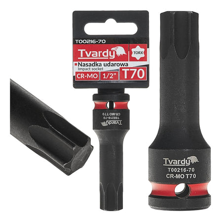 Slagsok TORX 1/2" T70 CR-MO