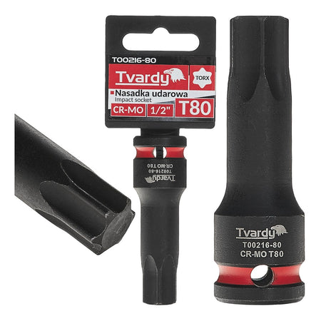 Slagsok TORX 1/2" T80 CR-MO