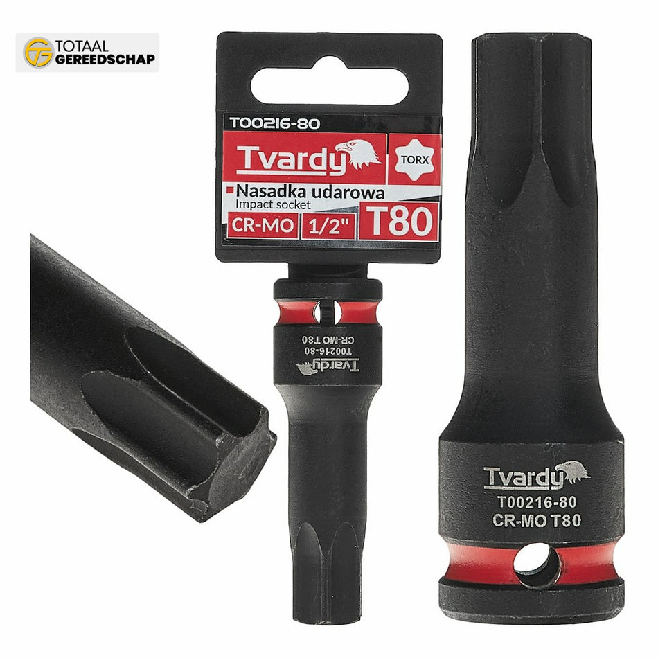 TORX impact socket 1/2" T80 CR-MO
