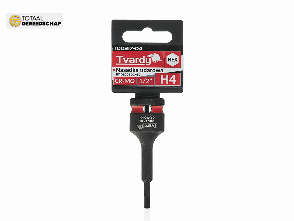 HEX impact socket 1/2" H4 CR-MO