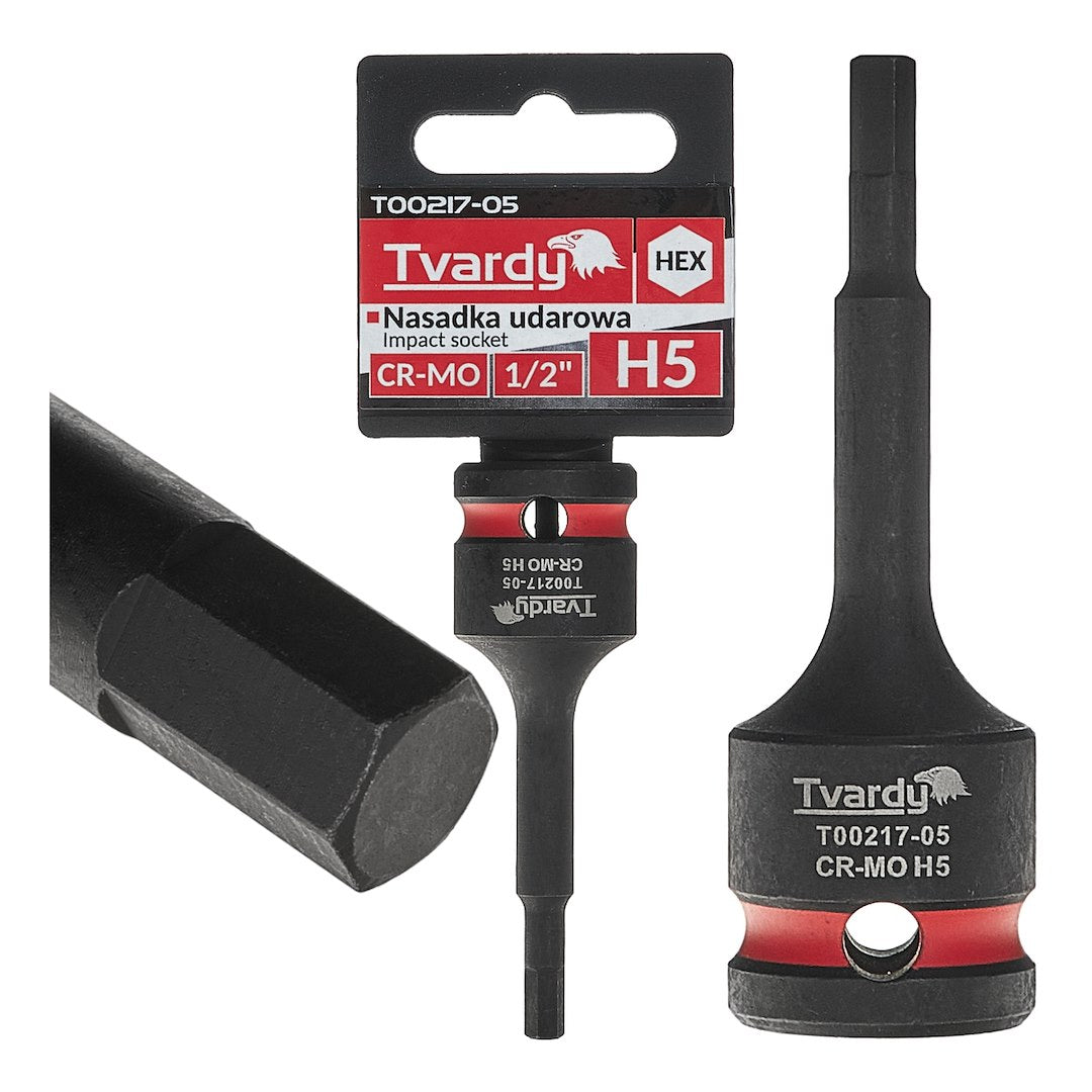 Slagsok 1/2" INBUS H5 CR-MO
