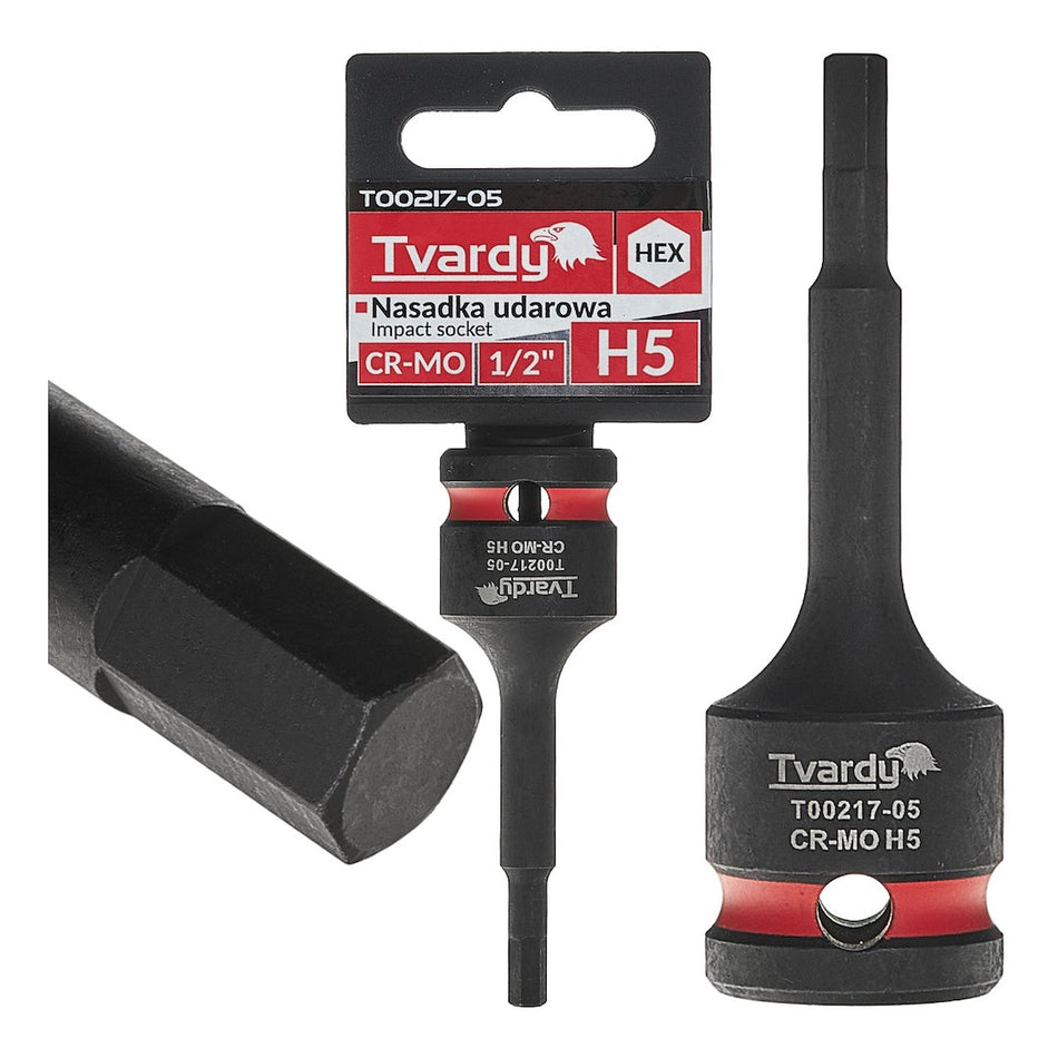 Slagsok 1/2" INBUS H5 CR-MO