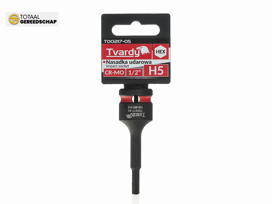 HEX impact socket 1/2" H5 CR-MO